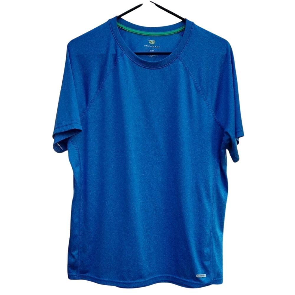 Tek Gear Blue Short Sleeve Performance Tee Mens large